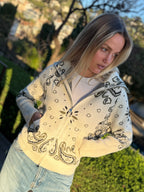 Veste Zippé Bandana