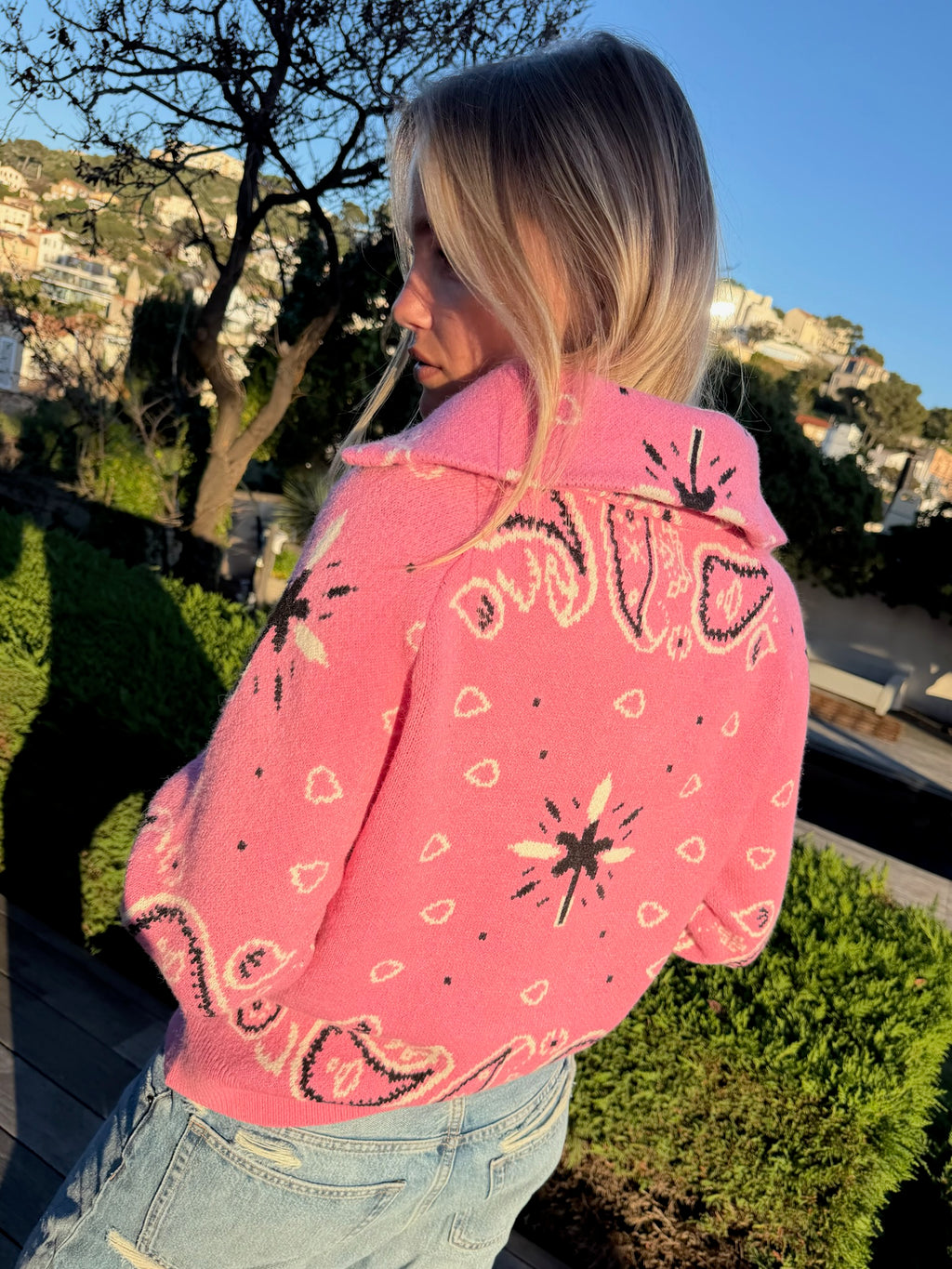 Veste Zippé Bandana