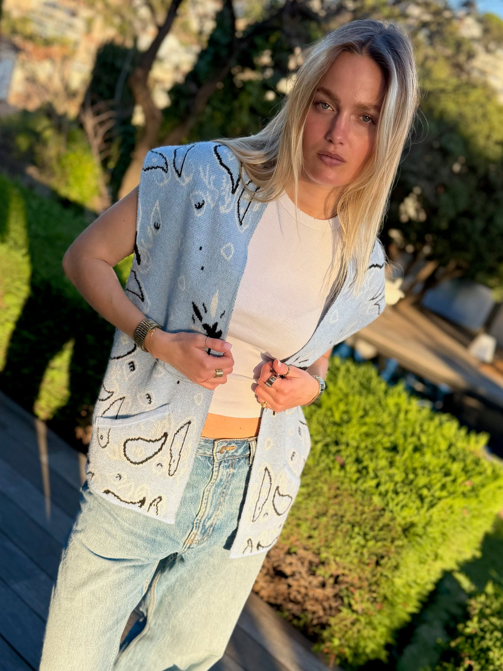 Veste sans manche Bandana